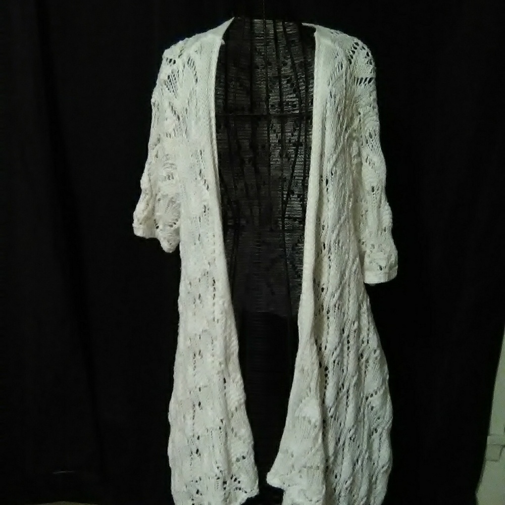 Knit High-Low Cardigan